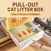 Multi-Level Cat Cage with Litter Box