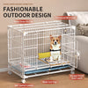 Stackable Resin Pet Crate with Toilet Tray for Indoor Use
