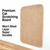 Wall-Mount Cat Scratcher Pad for Vertical Scratching