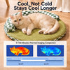 Round Woven Cat Bed with Removable Washable Mat