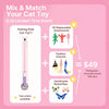 Retractable Cat Teaser Wand with Replaceable Toy Head