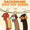 Long Latex Squeaky Dog Toy for Small and Medium Dogs