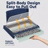 Plastic Dog Potty Tray with Wall, Wire Grid, and Drawer