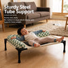 Elevated Pet Cot Bed with Removable Cushion for Dogs & Cats