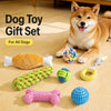 Dog Squeaky Chew Toy Set for Play and Solo Entertainment