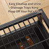 Drawer-Style Dog Potty Tray for Small, Medium, and Large Dogs