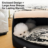 Cozy Washable Tent-Style Dog Bed for Small to Large Dogs