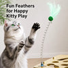 Wooden Cat Maze Toy with Scratch Pad