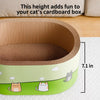 Deep Corrugated Cardboard Cat Scratcher Bed