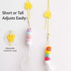 Hanging Feather Teaser Wand Toy for Cats