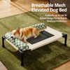 Elevated Pet Cot Bed with Removable Cushion for Dogs & Cats