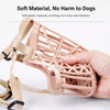 Dog Muzzle with Plastic Frame and Mesh Panel