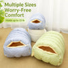 Enclosed Pet Bed with Open Entry for Cats & Dogs