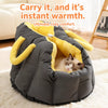 Enclosed Faux Leather Car Pet Carrier for Cats & Small Dogs