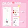 Retractable Cat Teaser Wand with Replaceable Toy Head