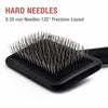 Pet Cushioned Pin Brush for Fluffing and Detangling