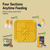 4-Compartment Silicone Lick Mat for Dogs