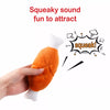 Squeaky Plush Chicken Leg Dog Toy