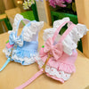 Small Dog Summer Dress with Matching Leash