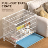 Stackable Resin Pet Crate with Toilet Tray for Indoor Use