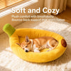 Banana-Shaped Pet Bed for Dogs & Cats