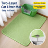 Large Double-Layer Cat Litter Mat with Cut-to-Fit Design