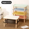 Elevated Pet Feeding Stand with Wooden Legs for Cats and Dogs