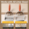 Cat Litter Scoop with Slotted or Round-Hole Head