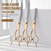 Pet Grooming Scissors Set with Thinning, Curved & Straight Shears