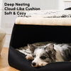 Cozy Washable Tent-Style Dog Bed for Small to Large Dogs
