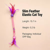 Cat Chew Rope Teaser Toy with Catnip and Feather