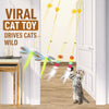 Hanging Feather Teaser Wand Toy for Cats