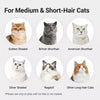 Aumuca 2-in-1 Deshedding & Detangling Brush for Cats and Dogs