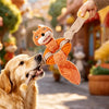 Plush Squeaky Dog Toy with Playful Animal Character Design