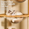Solid Wood Cat Tree with Cat Houses and Multi-Level Platforms