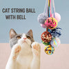 Hanging Yarn Ball Cat Toy for Independent Play