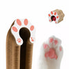 Foldable Accordion Cat Scratcher with Bell – Kraft Paper Cat Toy