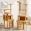 Cat Tree with Space Capsule Bed and Rope Scratching Post