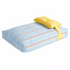 Striped Tatami-Style Pet Bed Mat with Pillow for Cats & Dogs