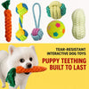 Squeaky Rope Chew Toys for Small and Medium Dogs