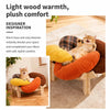 Petal-Shaped Elevated Pet Bed with Removable Washable Cover