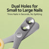 Cat Nail Clippers with Dual-Size Round Openings