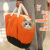 Enclosed Faux Leather Car Pet Carrier for Cats & Small Dogs