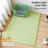 Large Double-Layer Cat Litter Mat with Cut-to-Fit Design