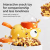 Duck-Shaped Rotating Treat Feeder Toy for Cats and Dogs