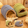 Semi-Enclosed Washable Bed for Cats and Small Dogs