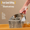 Cat Litter Scoop with Slotted or Round-Hole Head