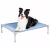 Elevated Pet Bed with Steel Frame and Washable Fabric