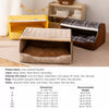 Enclosed Pet Bed with Removable Washable Design for Cats & Dogs