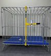 Heavy-Duty Galvanized Steel Dog Kennel for Indoor & Outdoor Use
